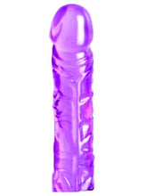 Doc Johnson 8 Inch Crystal Jellies Classic Realistic Dong Purple Realistic Dildos